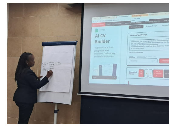 Kivuli session with AI Expert Grace Murugi 